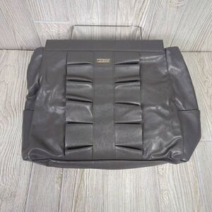 Miche Womens Donna Prima Shell Bag Purse Cover Gray Tuxedo Ruffle Design